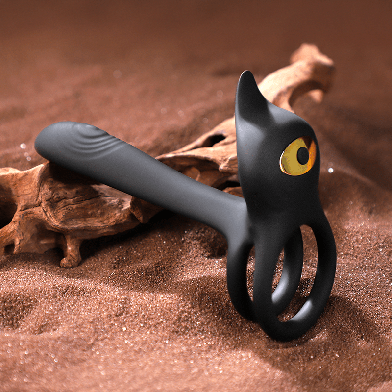 3 in 1 Multifunctional Penis Cock Ring with 10 Vibrating Modes