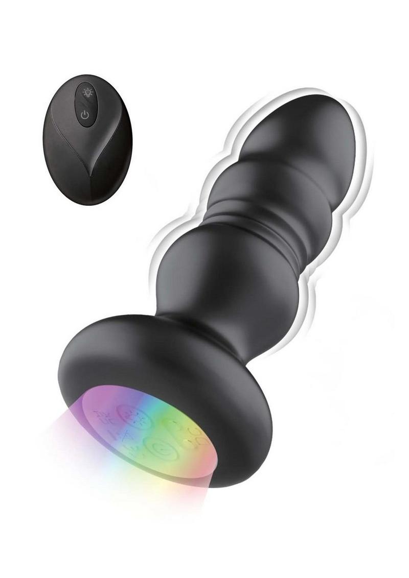 Atomic Thrusting Light-Up Silicone Power Plug