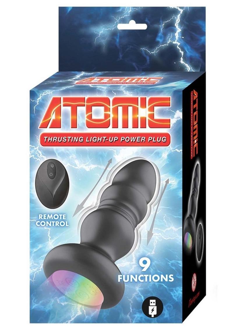 Atomic Thrusting Light-Up Silicone Power Plug