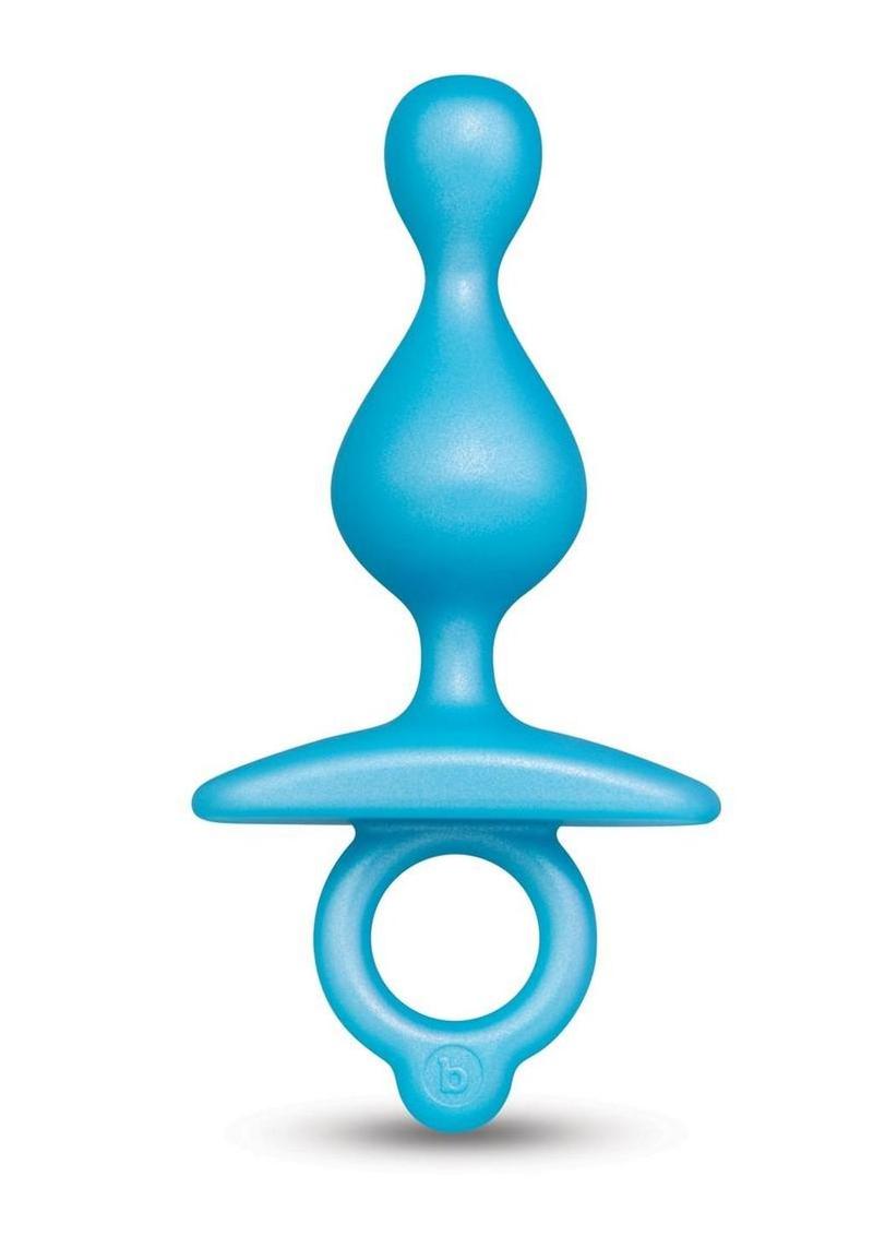 b Vibe Butties Pop Silicone Anal Beads Blue
